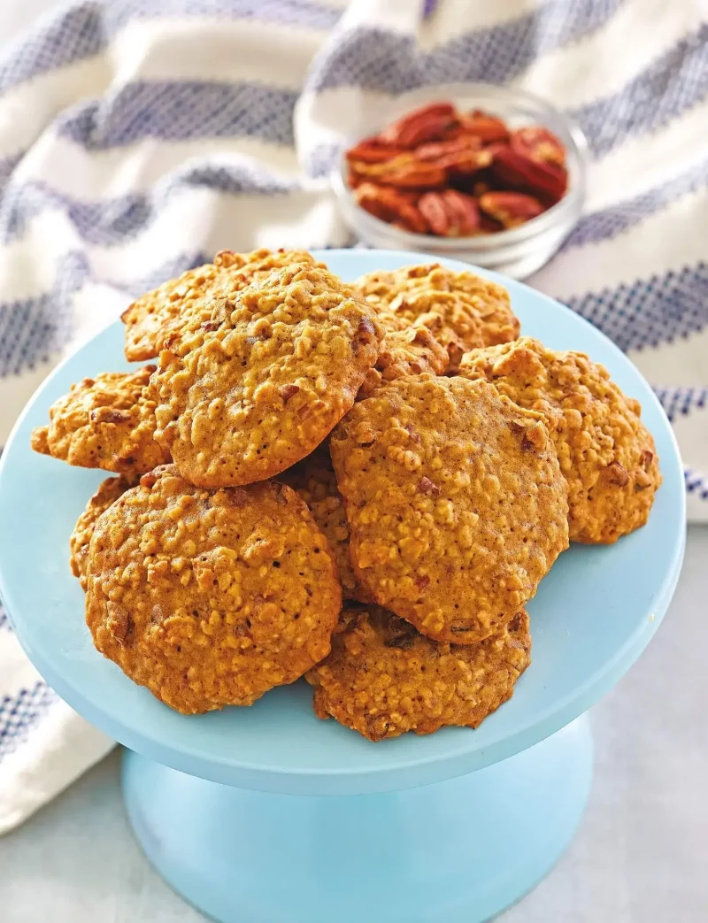 Air Fryer Oatmeal Maple Pecan Cookies Recipe by Robin Fields