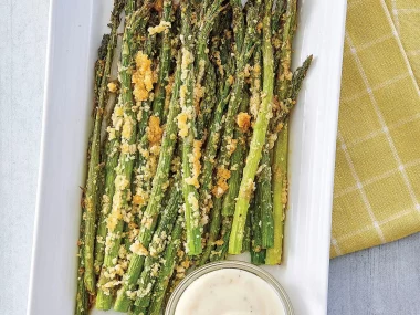 Air Fryer Parmesan Asparagus Recipe by Aileen Clark