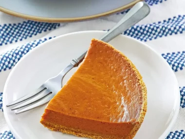 Air Fryer Pumpkin Pie Recipe by Robin Fields