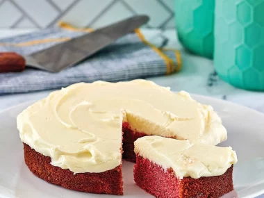 Air Fryer Red Velvet Cake Recipe by Aileen Clark