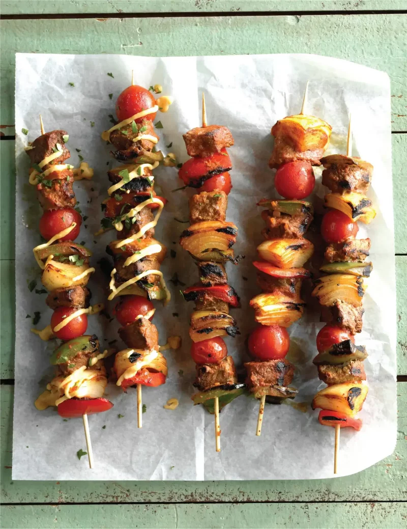 Air Fryer Taco Kabobs Recipe