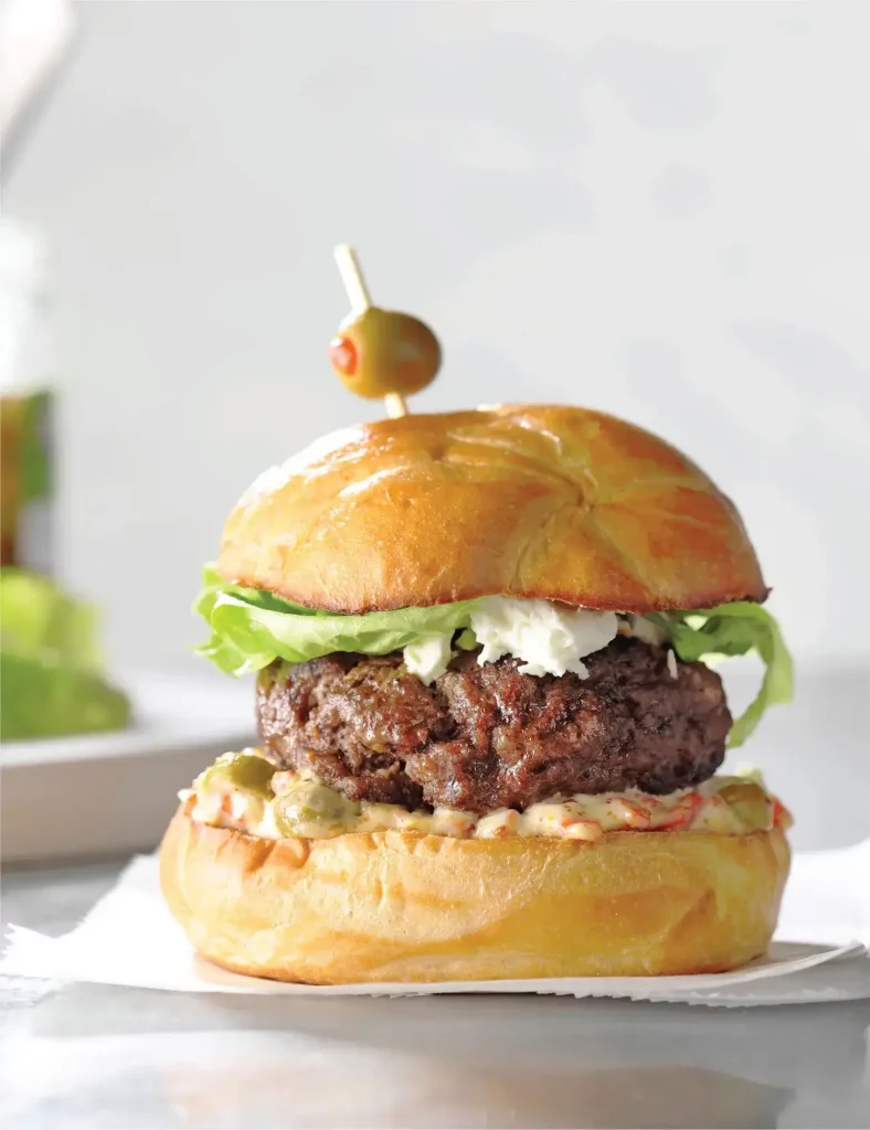 Air Fryer Mom’s Olive Burgers Recipe