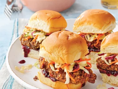 Air Fryer Pecan Chicken Sliders Recipe