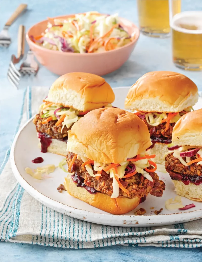 Air Fryer Pecan Chicken Sliders Recipe
