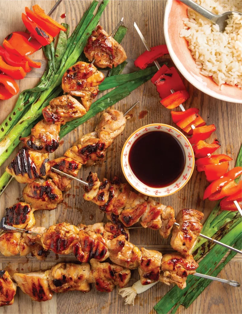 Air Fryer Chicken Yakitori Recipe