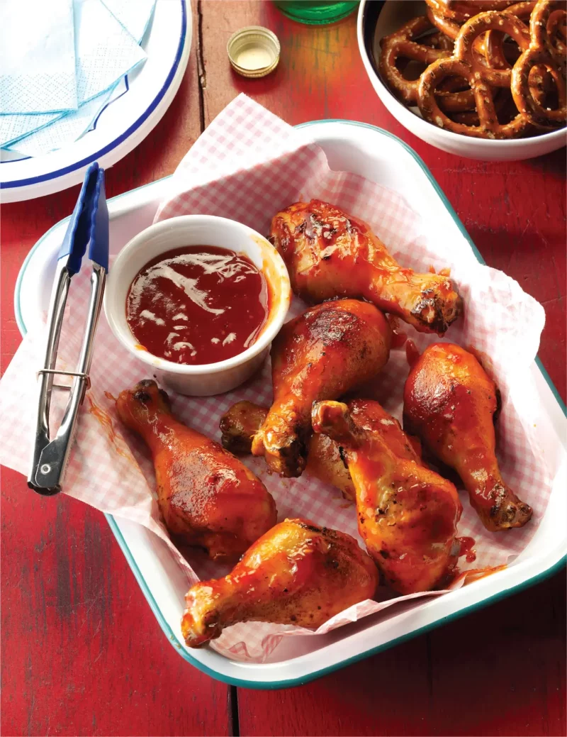 Air Fryer Barbecue Chicken Legs Recipe