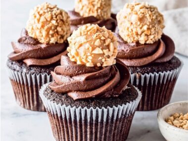 Chocolate Peanut Butter Cupcakes Recipe