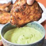 Air Fryer Poblano Cream Chicken Thighs Recipe