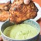 Air Fryer Poblano Cream Chicken Thighs Recipe